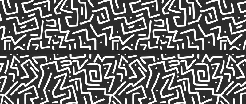 기하학적 효과 비닐 카펫 추상 미로 - TenStickers