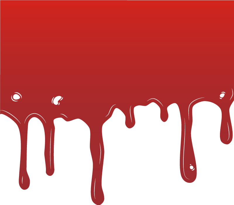 할로윈 비닐 카펫 물이 흐르는 페인트 - TenStickers