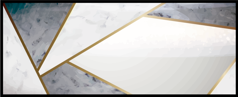 비닐 카펫 정리 기하학적 대리석 포인트 - TenStickers