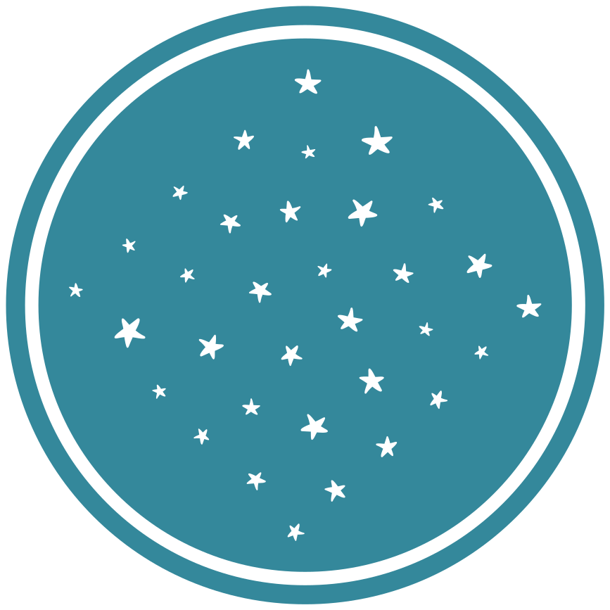 별이있는 비닐 카펫 별의 모티브 - TenStickers