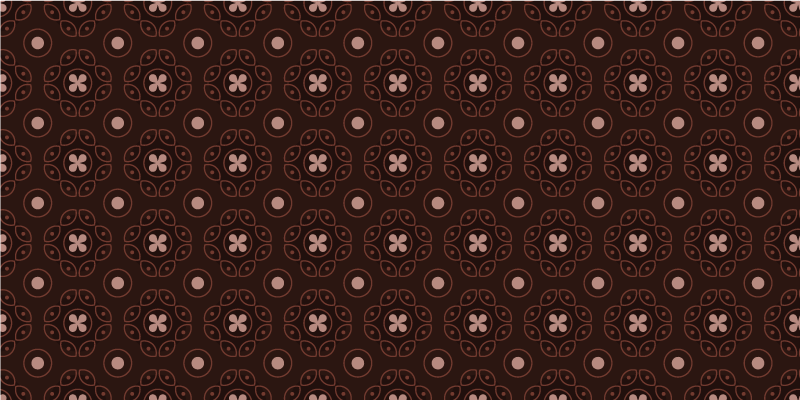 모자이크 효과 비닐 카펫 모자이크 원형 패턴 - TenStickers