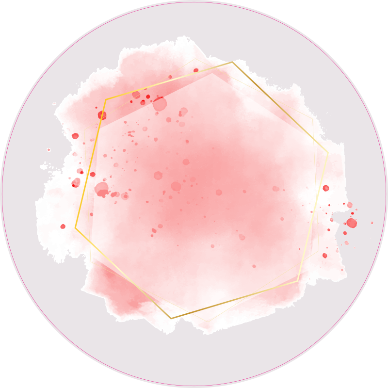 미니멀리스트 효과 비닐 카펫 추상 수채화 - TenStickers