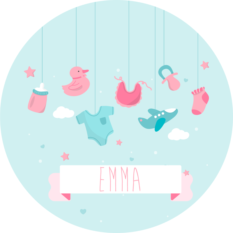 비닐 카펫 보육 맞춤형 보육원 - TenStickers