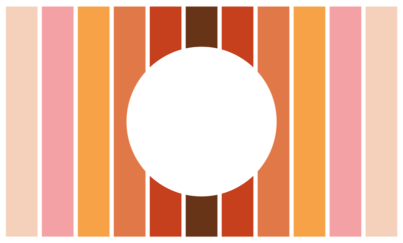 줄무늬 비닐 카펫 기하학적 줄무늬 디자인 - TenStickers