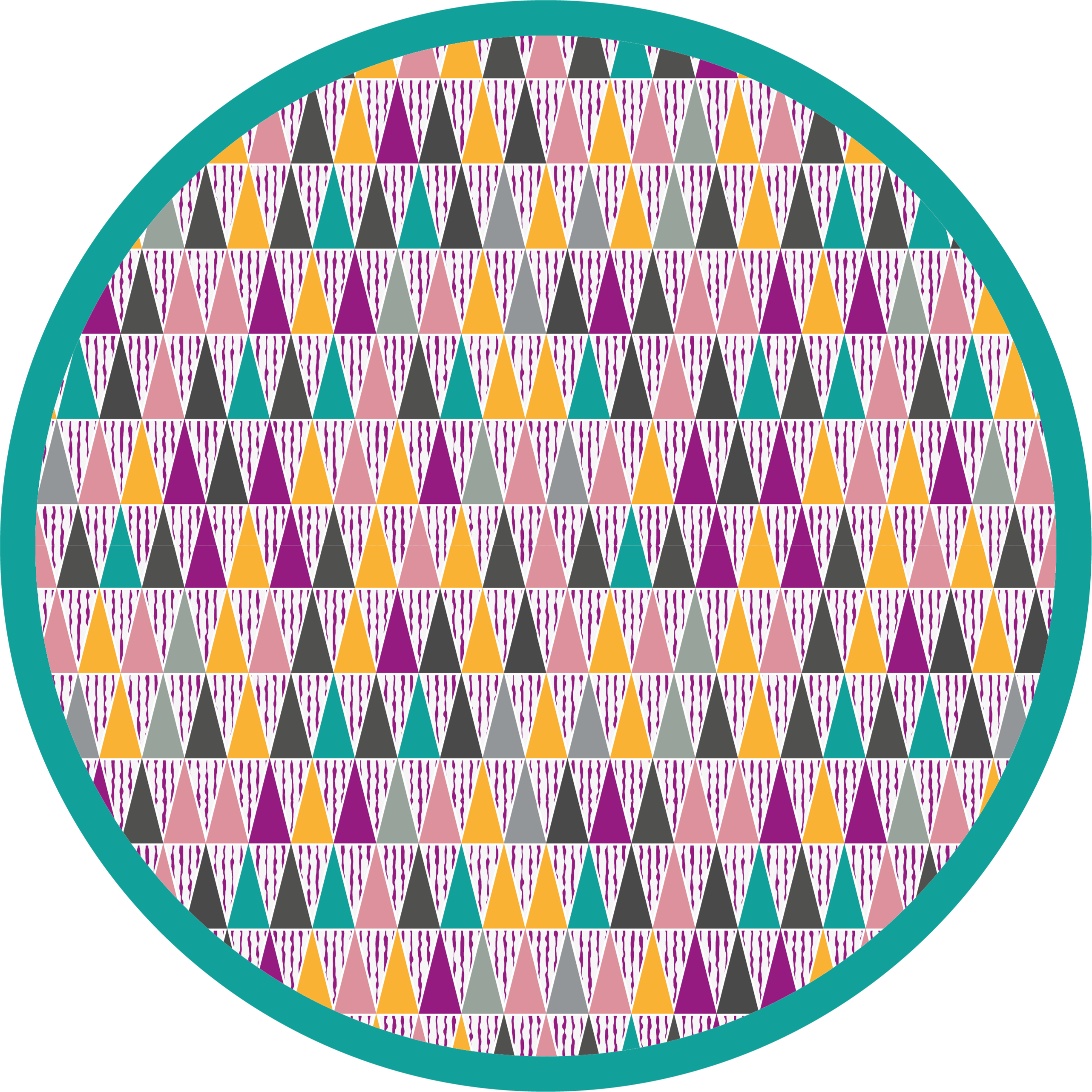 스칸디나비아 인텐스 컬러 노르딕 비닐 러그 - TenStickers