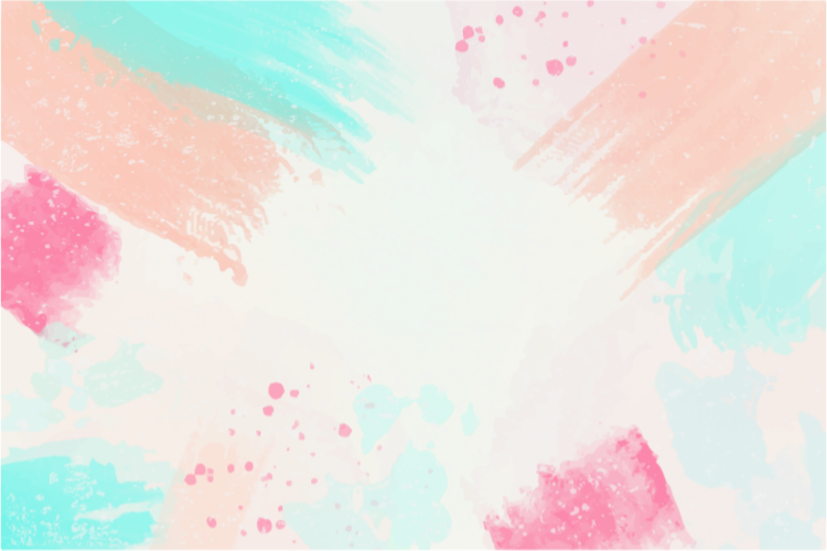 미니멀리스트 효과 비닐 카펫 추상적인 색 스플래시 - TenStickers