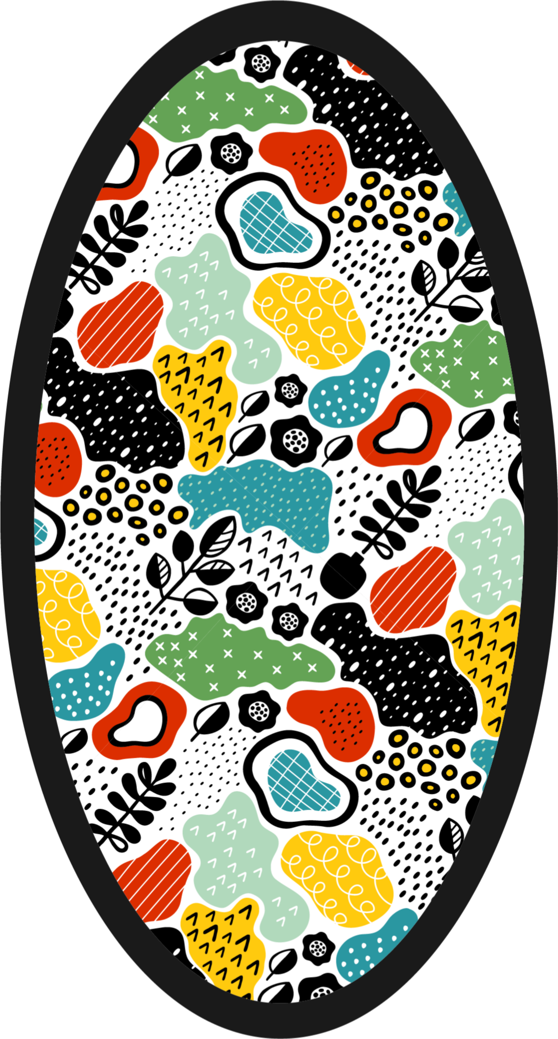 비닐 카펫 자연 다채로운 자연 패턴 - TenStickers