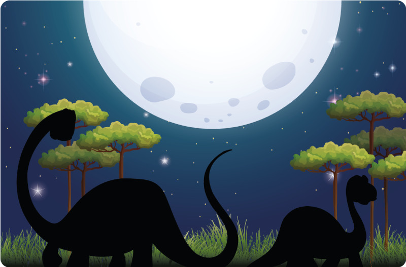 어린 이용 비닐 카펫 사파리 어드벤처 서킷 - TenStickers