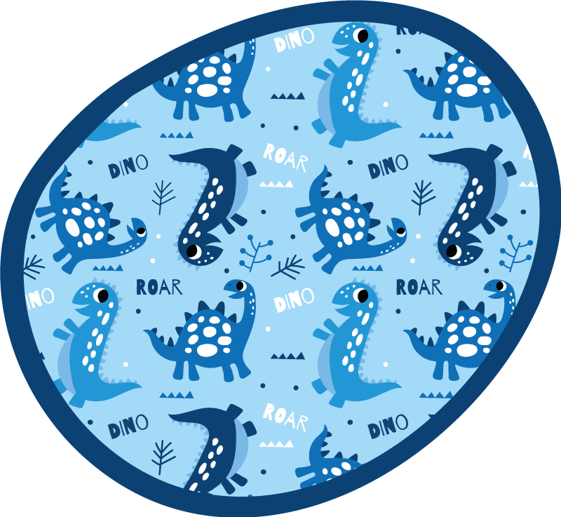 어린 이용 비닐 카펫 공룡 놀이 시간 서클 - TenStickers