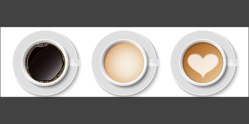 비닐 주방 카펫 커피 컵 주자 - TenStickers