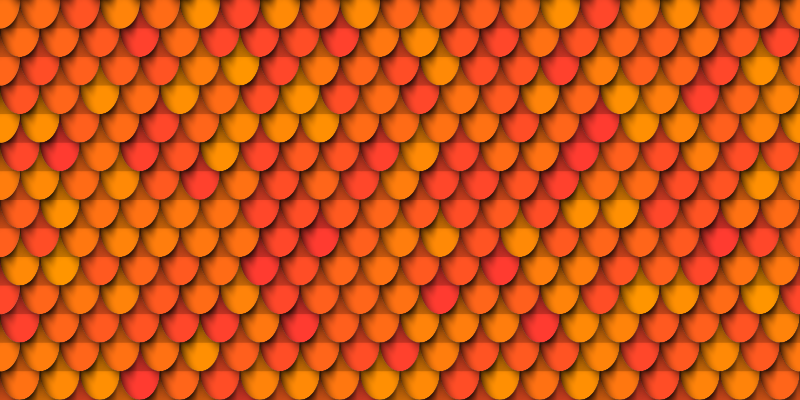 지붕 타일 패턴 비닐 러그 - TenStickers