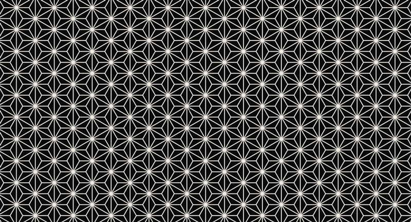 흑백 기하학 다이아몬드 러그 - TenStickers