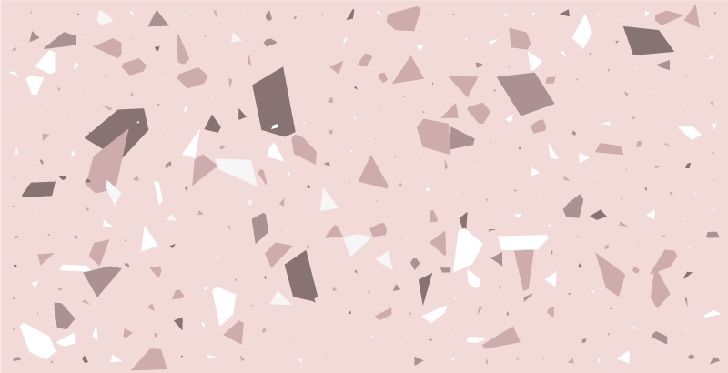 기하학적 효과 비닐 카펫 기하학적 테라조 - TenStickers