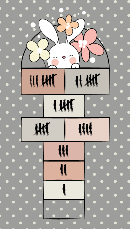 비닐 카펫 보육 돌차기 놀이 게임플레이 - TenStickers