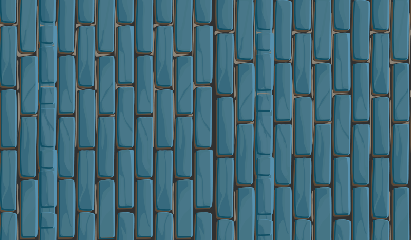 비닐 카펫 타일 효과 벽돌 패턴화 - TenStickers