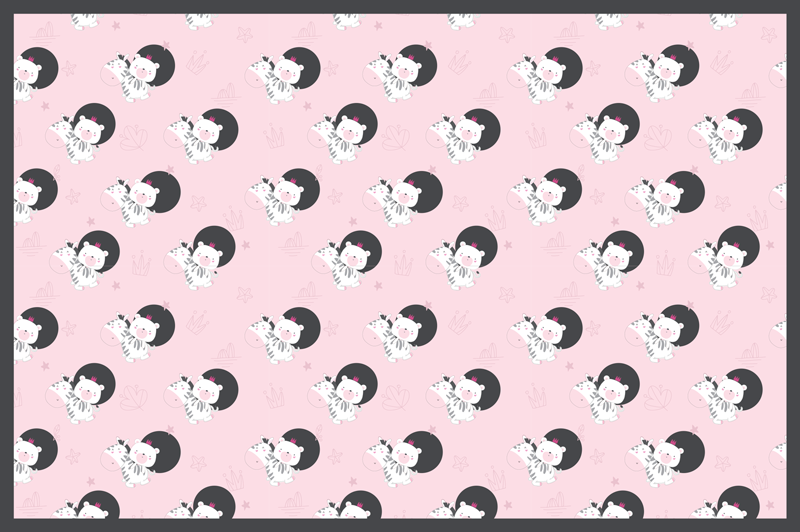 어린 이용 비닐 카펫 쾌활한 발레리나 그래픽 - TenStickers