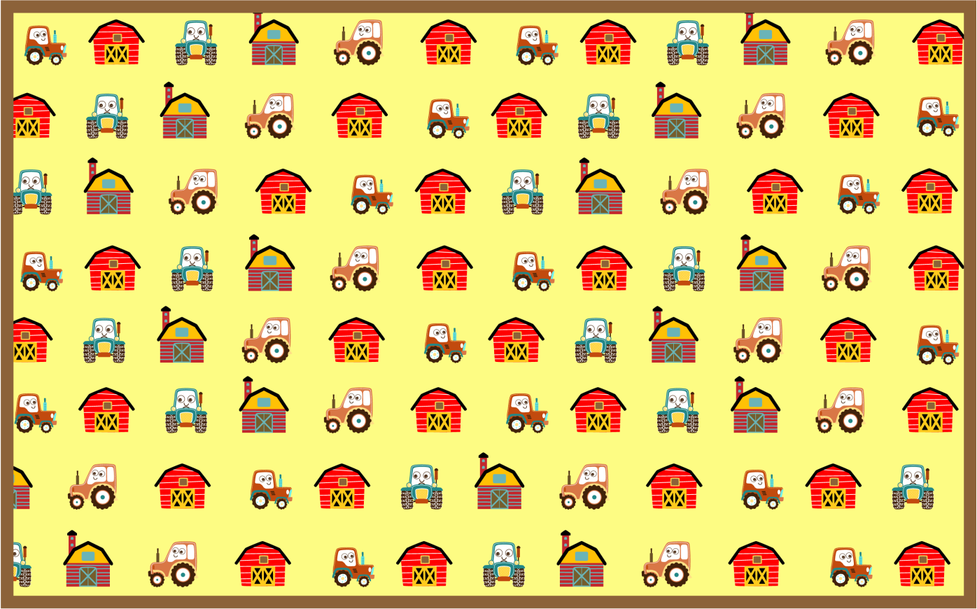 어린 이용 비닐 카펫 농장 놀이 - TenStickers