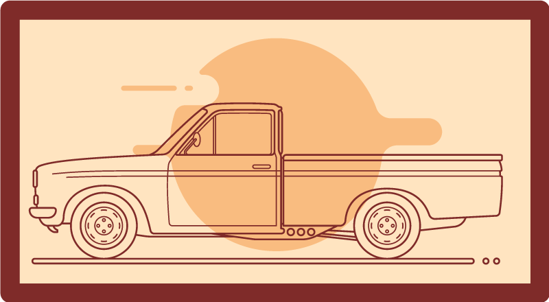 어린 이용 비닐 카펫 장난감 자동차 그림 - TenStickers