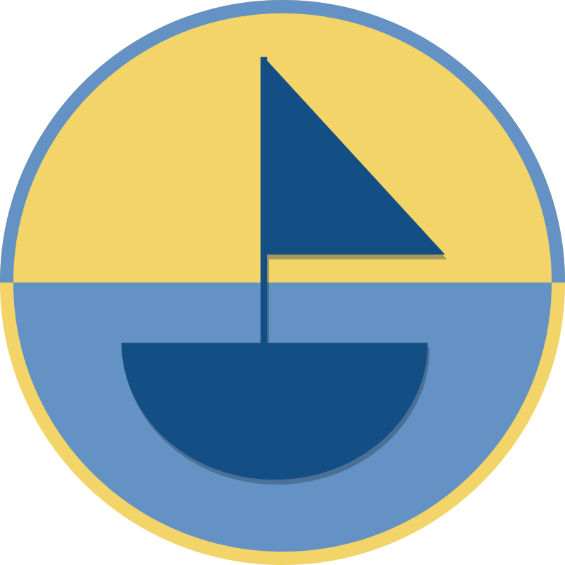 기하학적 효과 비닐 카펫 기하학적 범선 모티브 - TenStickers