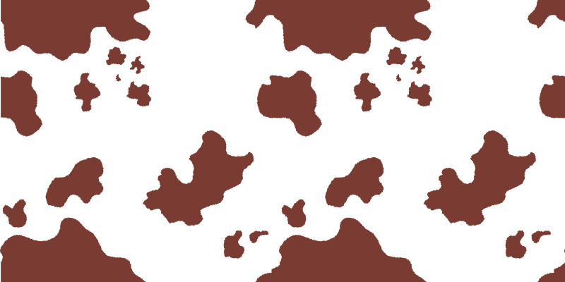 애니멀 프린트 비닐 카펫 소가죽 반점 - TenStickers