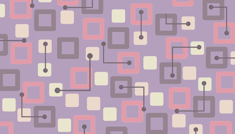 기하학적 효과 비닐 카펫 기하학적 회로 - TenStickers