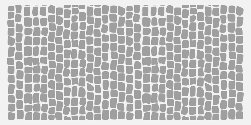 비닐 카펫 타일 효과 모노크롬 격자무늬 - TenStickers