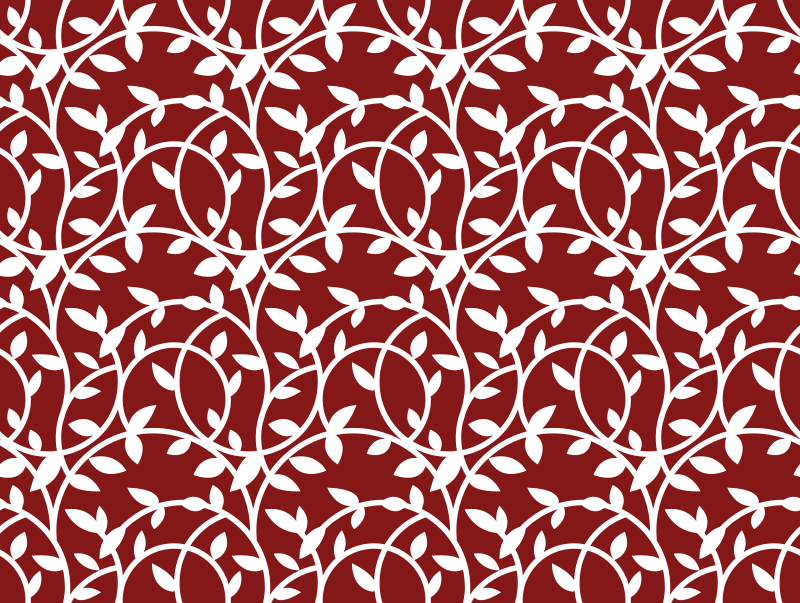 비닐 카펫 꽃과 식물 우아한 영감 - TenStickers