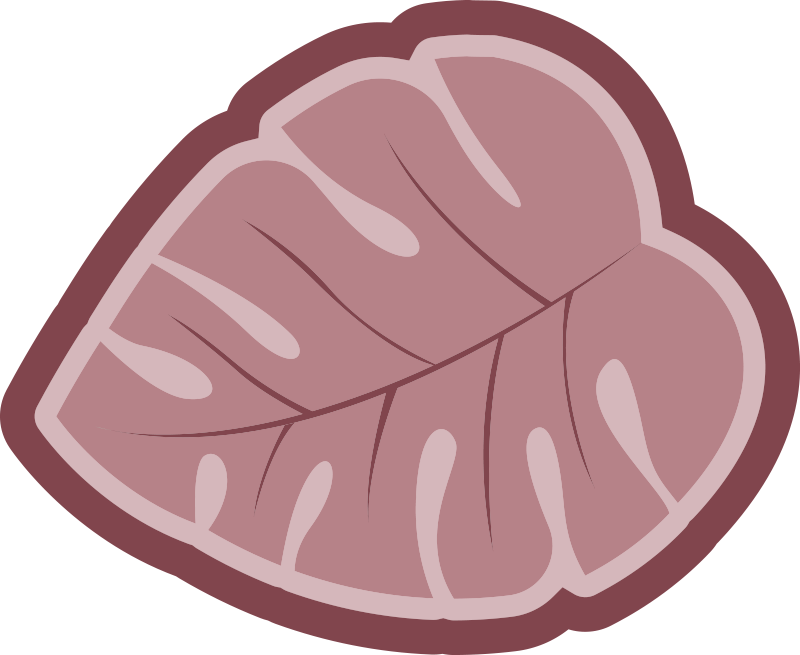 비닐 카펫 꽃과 식물 식물의 잎 모양 - TenStickers