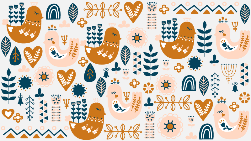 어린 이용 비닐 카펫 장난기 가득한 유아용 패턴 - TenStickers