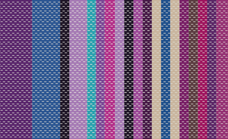 침실용 비닐 카펫 줄무늬 다채로운 선 - TenStickers