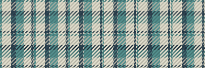 전통적인 체크 무늬 패턴 주방 비닐 러그 - TenStickers