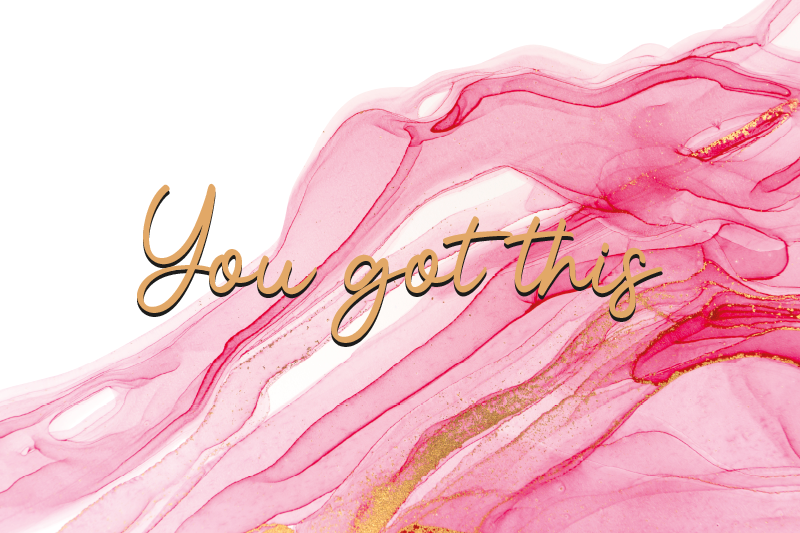 문구와 함께 비닐 양탄자 당신은 이 대리석 효과를 가졌어요 - TenStickers