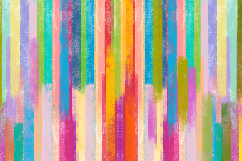 우드 효과 비닐 카펫 생동감 넘치는 줄무늬 디자인 - TenStickers