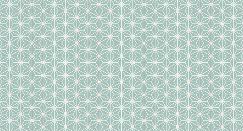 기하학적 효과 비닐 카펫 초록 별 폭발 - TenStickers