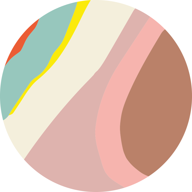 비닐 카펫 게시판 부드러운 색조의 흐름 - TenStickers