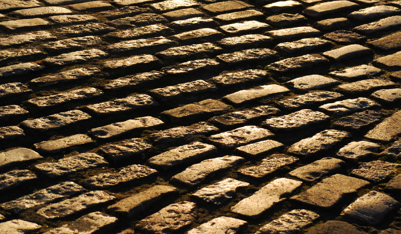 비닐 카펫 스톤 효과 조약돌길 - TenStickers