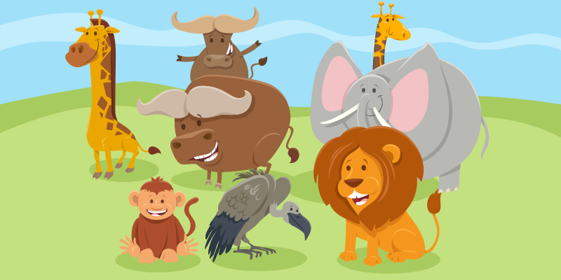 어린 이용 비닐 카펫 매력적인 친구들 - TenStickers