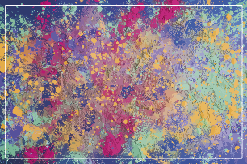 비닐 카펫 기타 텍스처 추상 폭발 - TenStickers