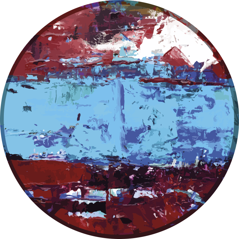 비닐 카펫 기타 텍스처 생동감 있는 기하학적 패턴 - TenStickers