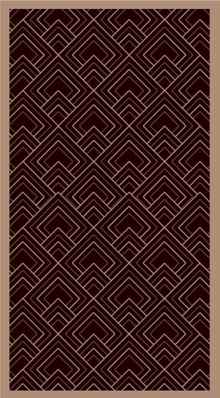 침실용 비닐 카펫 블랙 조합 - TenStickers