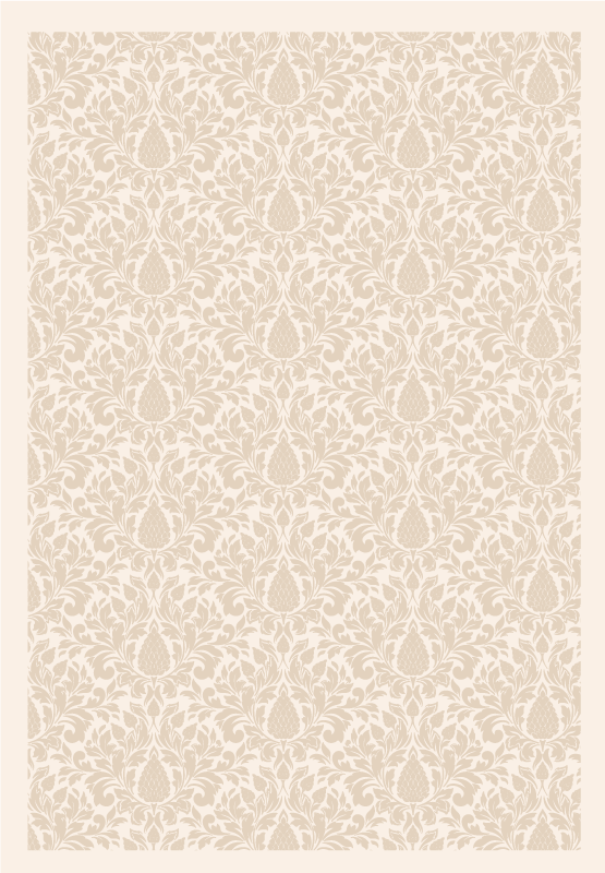 비닐 카펫 자연 우아한 꽃무늬 - TenStickers