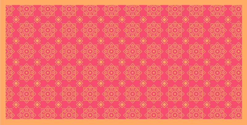 거실용 비닐 깔개 세련된 핑크 타일 - TenStickers