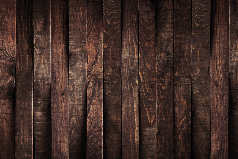 나무 판자 빈티지 나무 효과 비닐 러그 - TenStickers