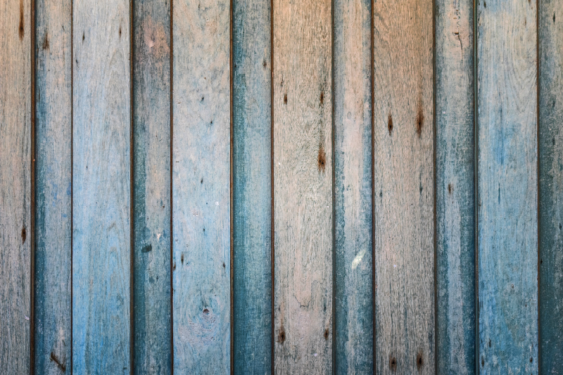 우드 효과 비닐 카펫 오래된 나무 판자 - TenStickers