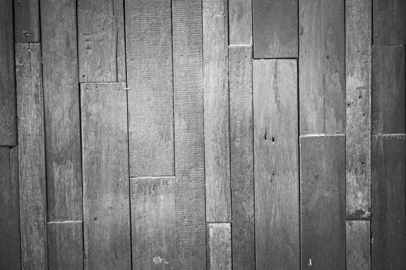 우드 효과 비닐 카펫 모던 그레이 마감 - TenStickers