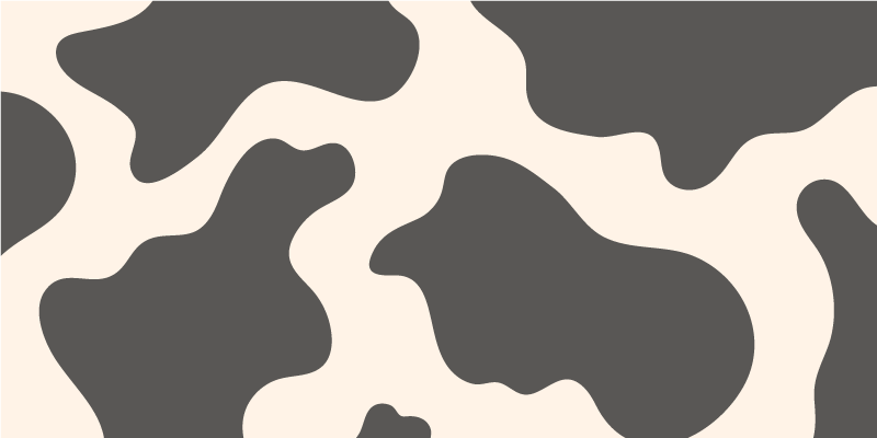 애니멀 프린트 비닐 카펫 클래식 소가죽 - TenStickers