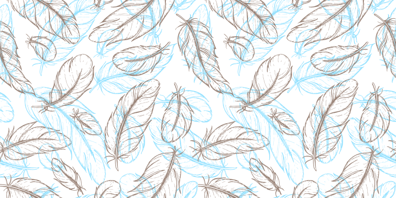 비닐 현관 카펫 자연에서 영감을 받은 잎사귀 - TenStickers