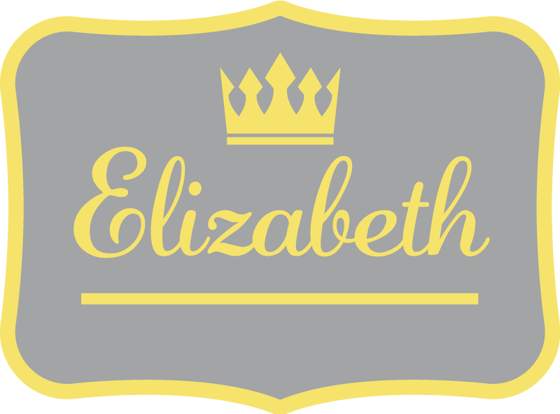 이름 킹 개인 매트와 pantone 색상 - TenStickers