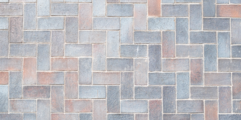 욕실용 비닐 카펫 돌 바구니 엮기 패턴 - TenStickers