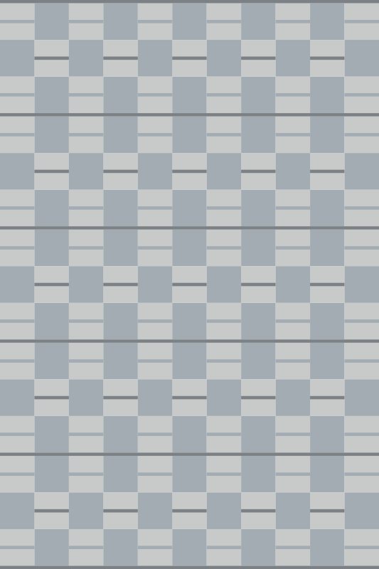 거실용 비닐 깔개 회색 패턴 사각형 - TenStickers